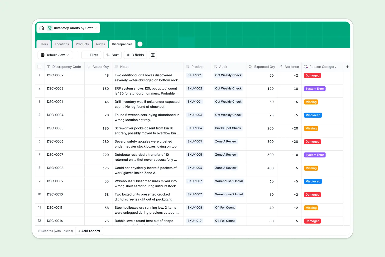 Inventory Audits Database Template Thumbnail