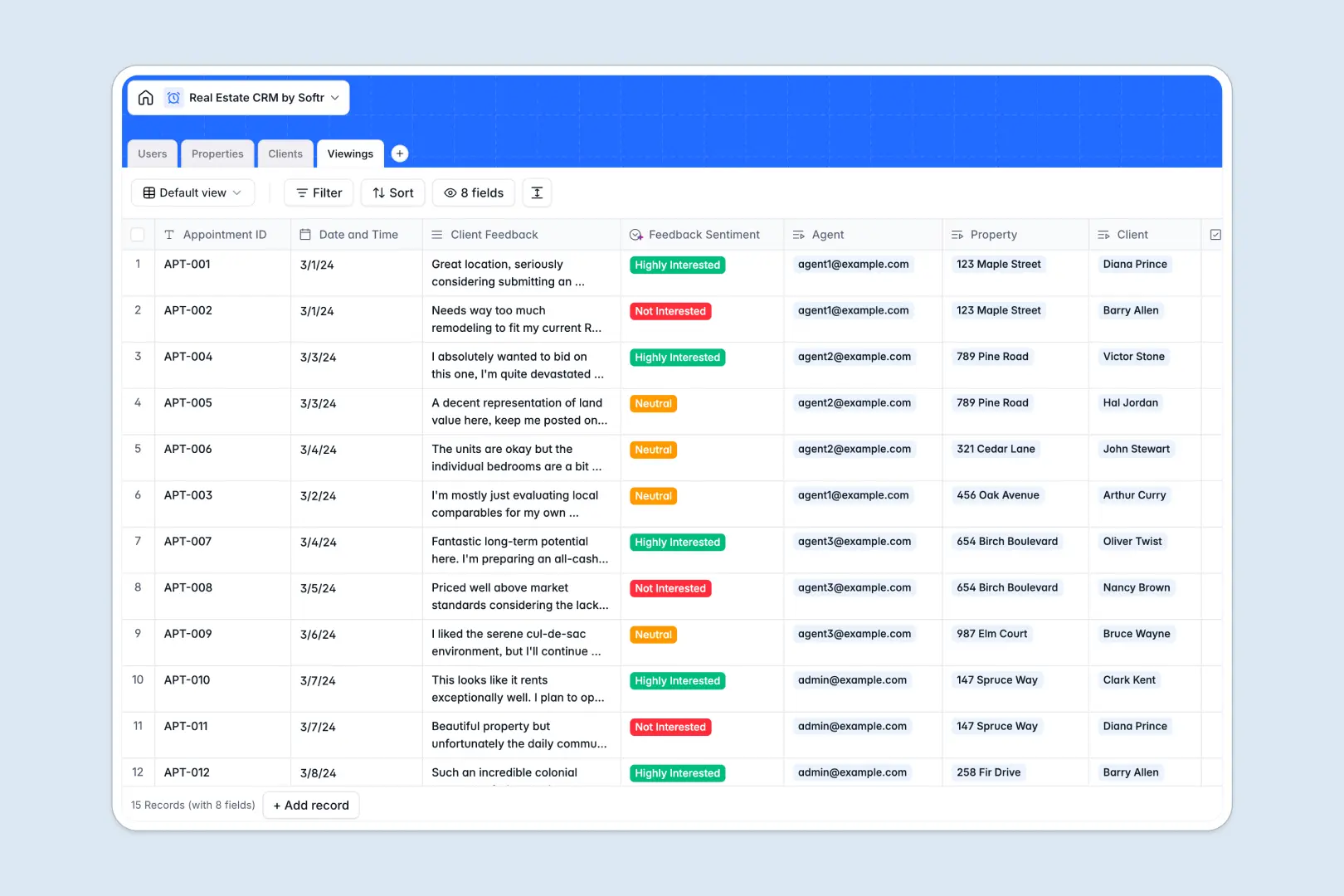 Real Estate Crm Database Template Thumbnail
