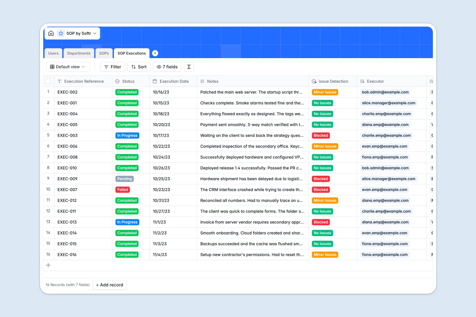 Sop Database Template Thumbnail