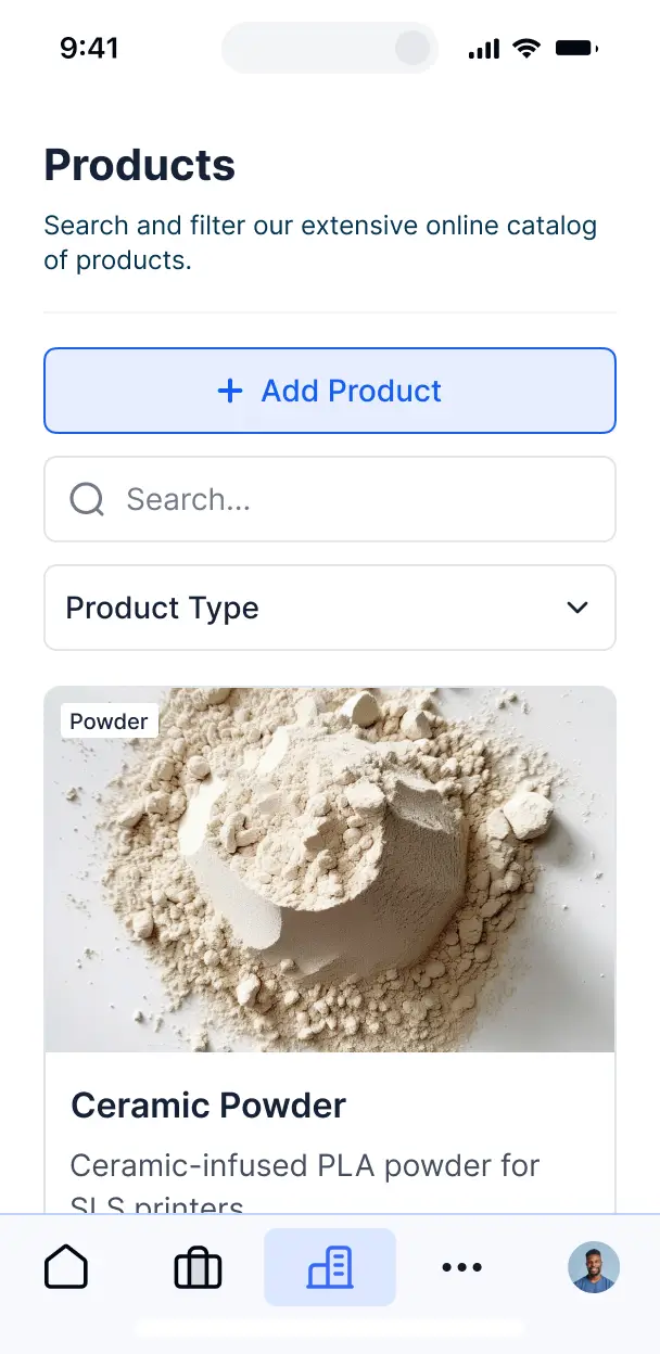 affiliate program tracker mobile ui