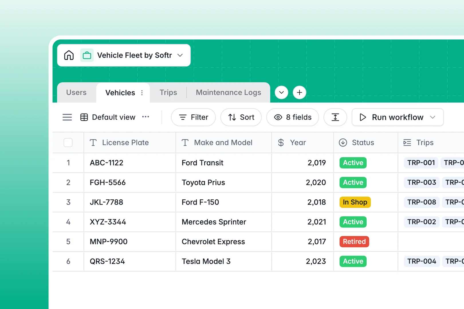 Vehicle Fleet template thumbnail